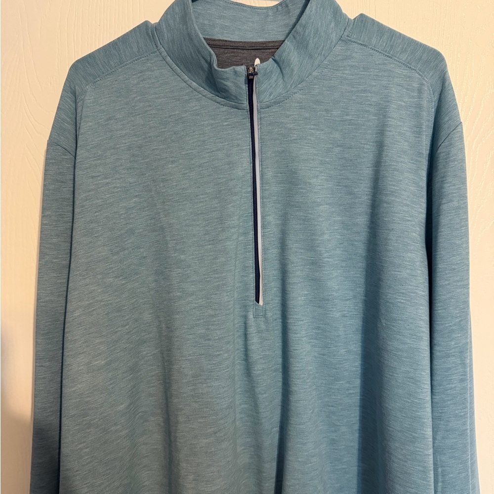 Johnnie-O Men's Blue Half-Zip Sweater